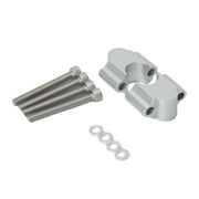 1 Pair Aluminum Motorcycle Handlebar Riser Bar Mount Clamp for Motorbike for for 28mm